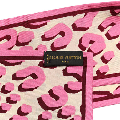 Louis Vuitton Silk Leopard Bandeau Blanc Corai 3 of 3