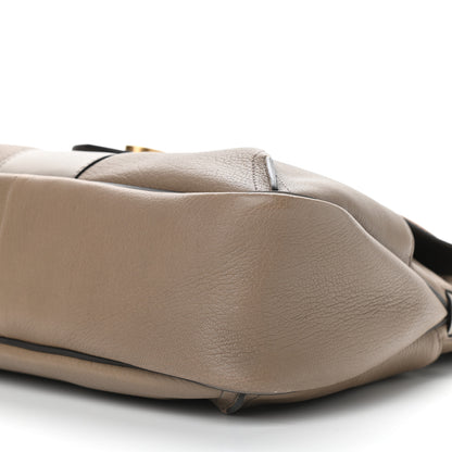 Chloe Grained Lambskin Medium Lexa Shoulder Bag Motty Grey 9 of 11