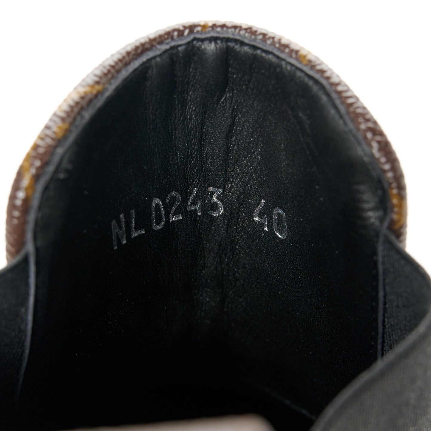 Calfskin Monogram Beaubourg Ankle Boots 40 Black