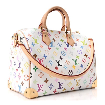 Louis Vuitton LV X TM Monogram Multicolor Speedy Soft 30 White 3 of 10