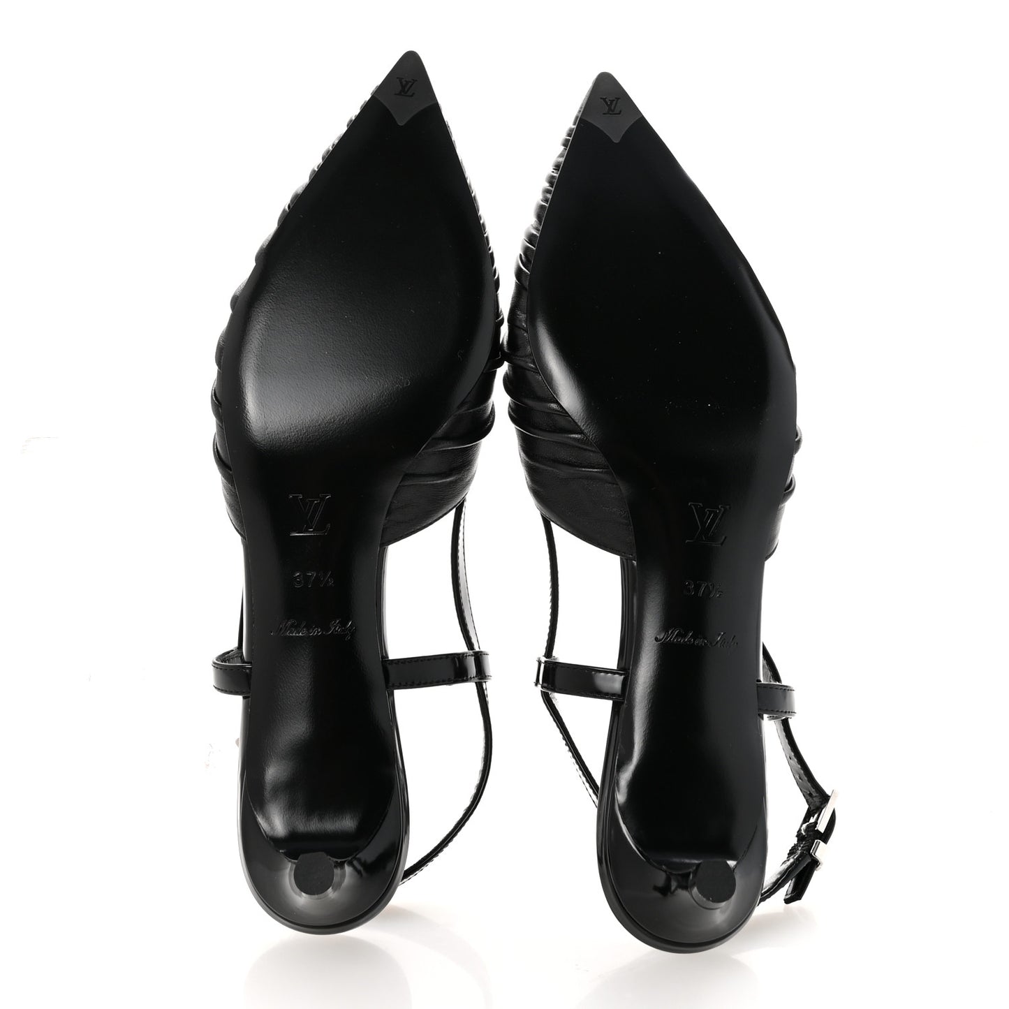 Calfskin Allure D'Orsay Slingback Pump 37.5 Black