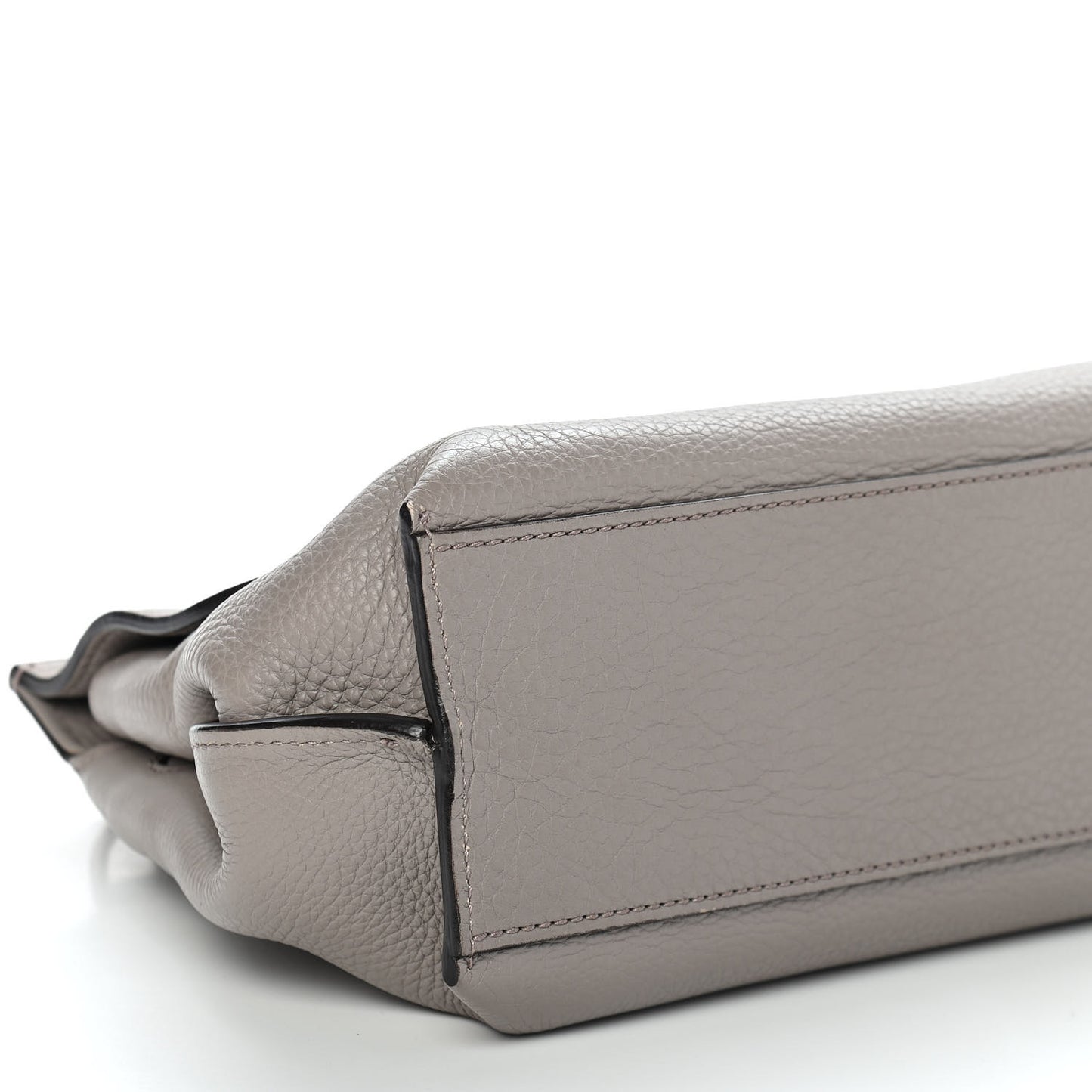 Cellarius Calfskin Small Bamboo Daily Top Handle Bag Storm Grey