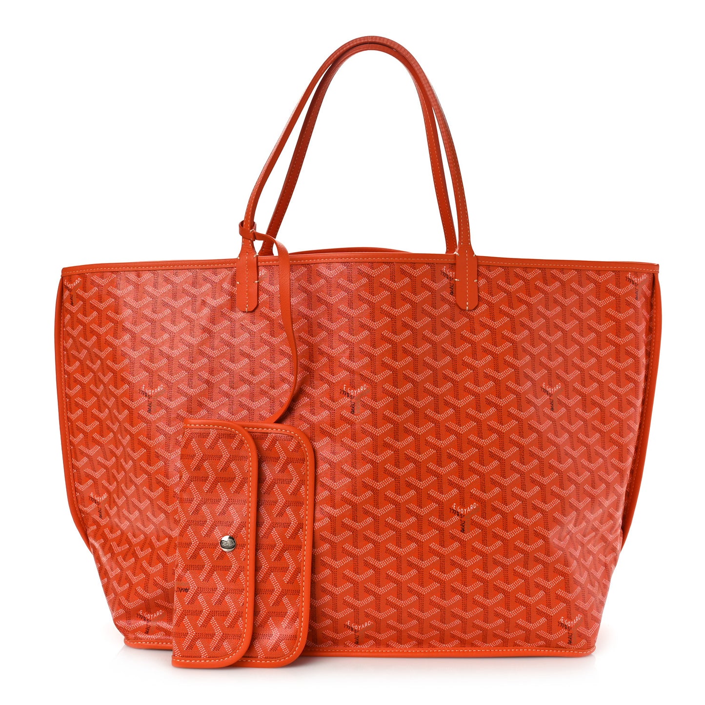 Goyardine Reversible Anjou GM Orange