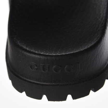 Gucci Guccissima Mens Lug Sole Slide Sandals 5 Black 7 of 7
