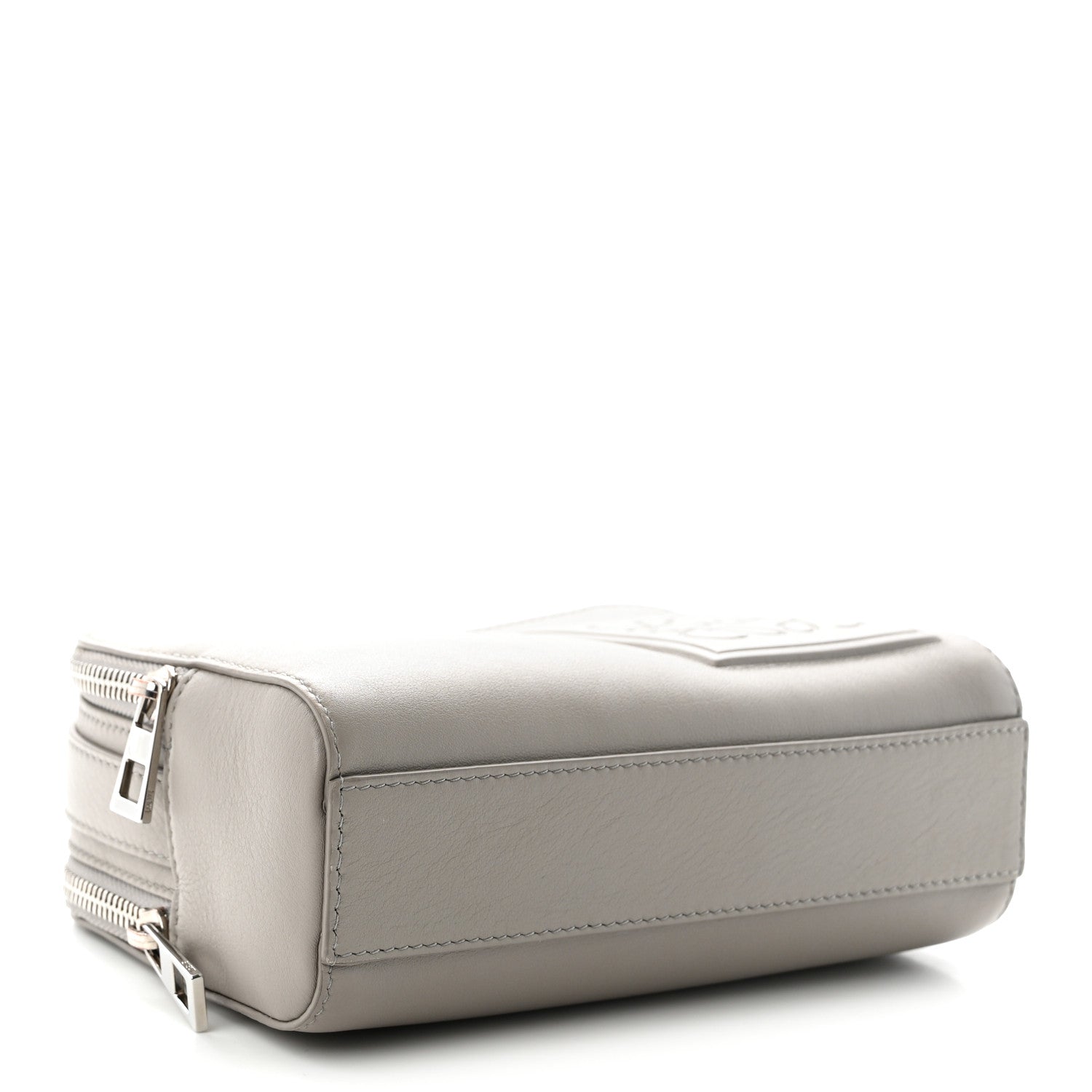 Loewe Satin Calfskin Mini Camera Bag Shell Grey 4 of 11