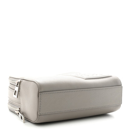 Loewe Satin Calfskin Mini Camera Bag Shell Grey 4 of 11