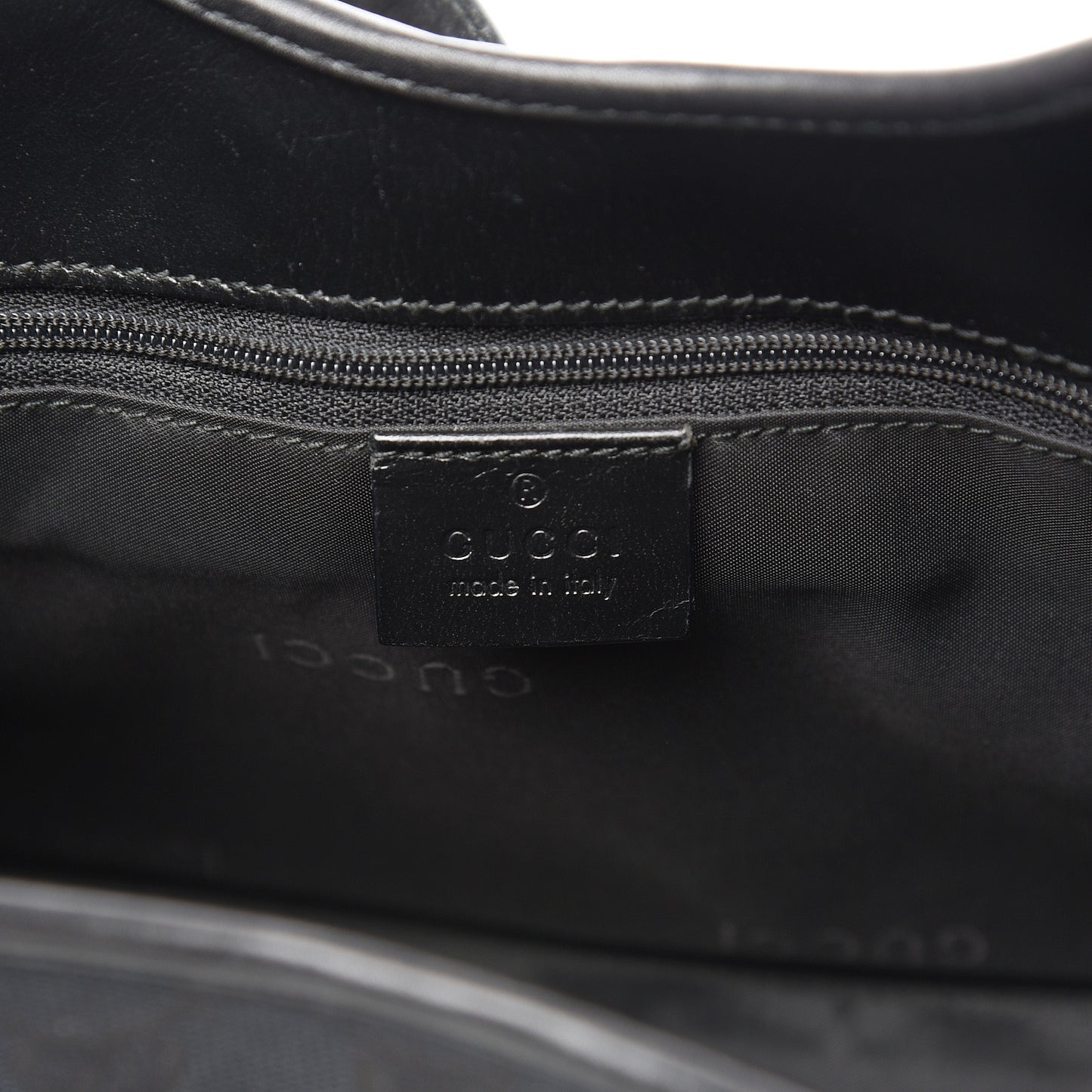 Monogram Bardot Shoulder Bag Black