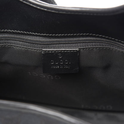 Gucci Monogram Bardot Shoulder Bag Black 5 of 14
