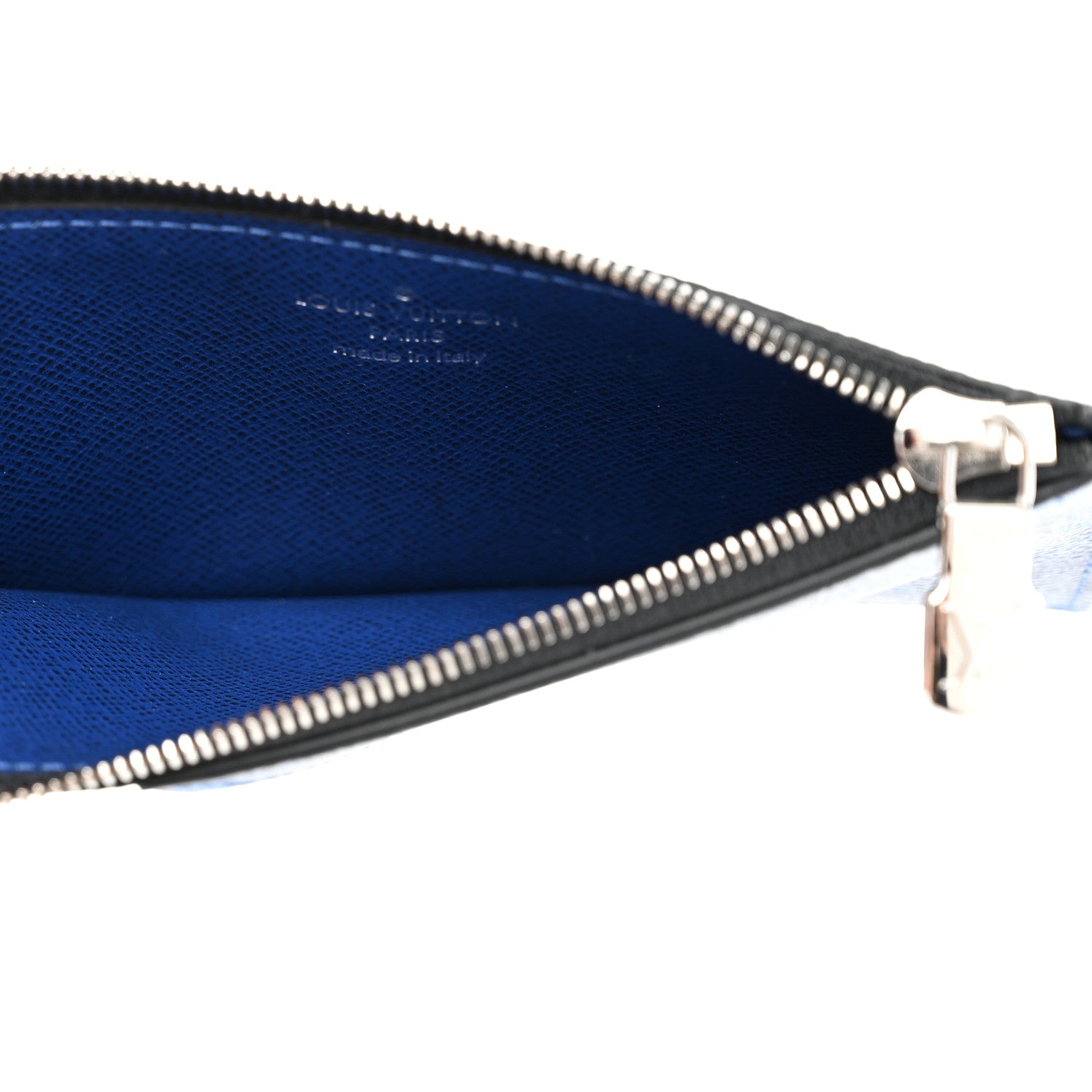 Louis Vuitton Monogram Taiga Coin Card Holder Cobalt 5 of 6