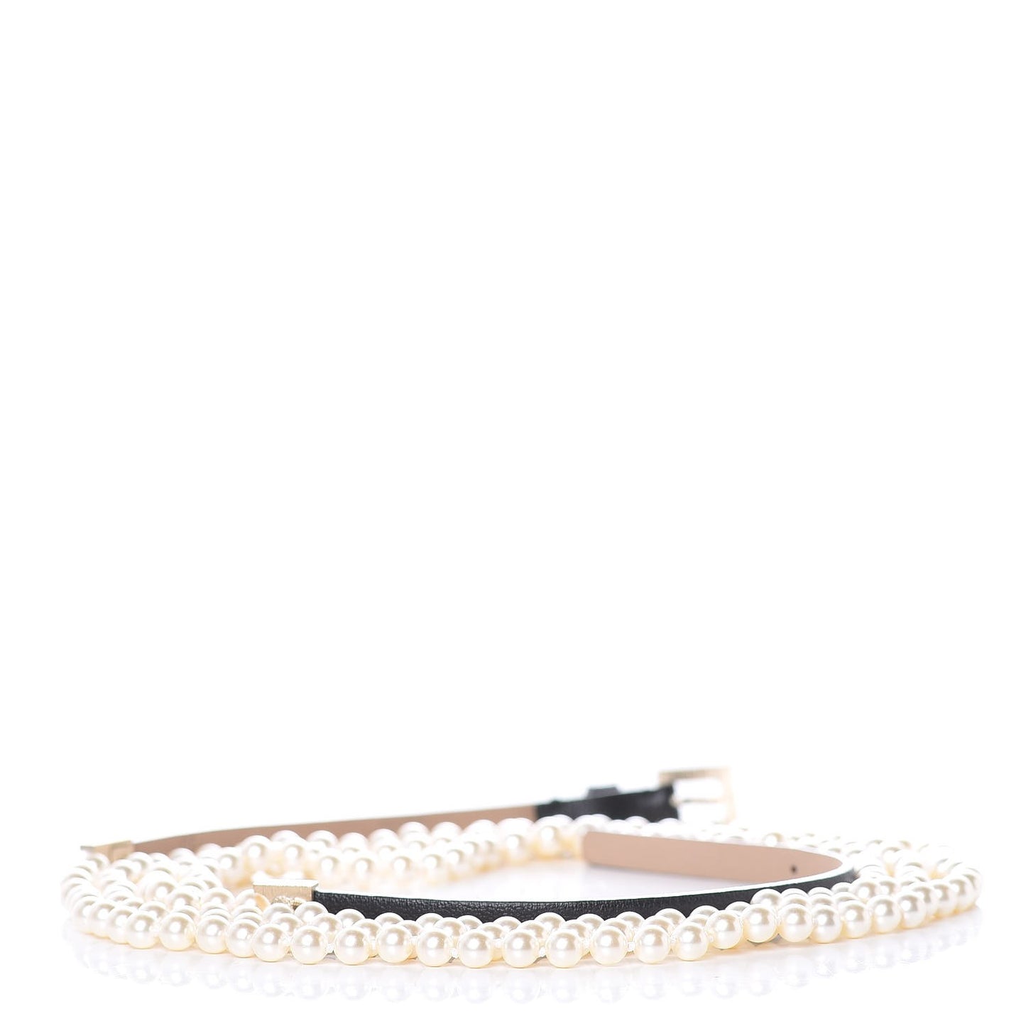 Lambskin Pearl Belt 75 30 Black