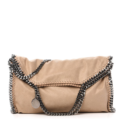 Stella McCartney Shaggy Deer Falabella Fold Over Tote Taupe 1 of 10