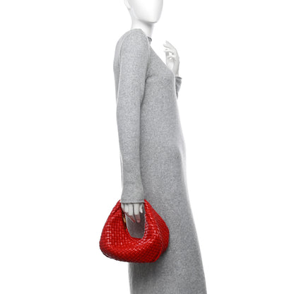 Bottega Veneta Nappa Intrecciato Mini Padded Jodie Red 2 of 10