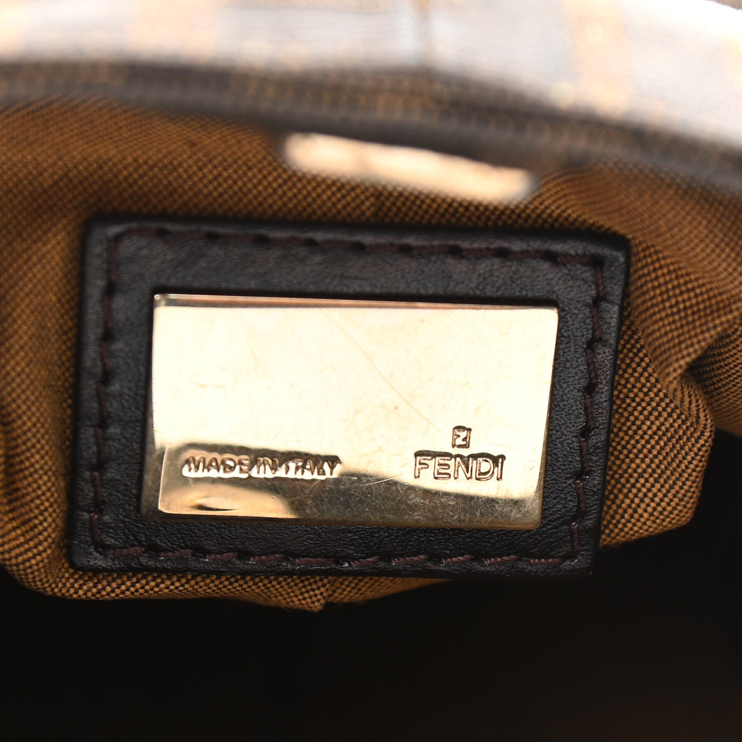 Fendi Zucca Mini Chef Hobo Tobacco 6 of 12