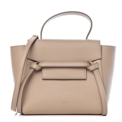 Celine Grained Calfskin Nano Belt Bag Light Taupe 1 of 9