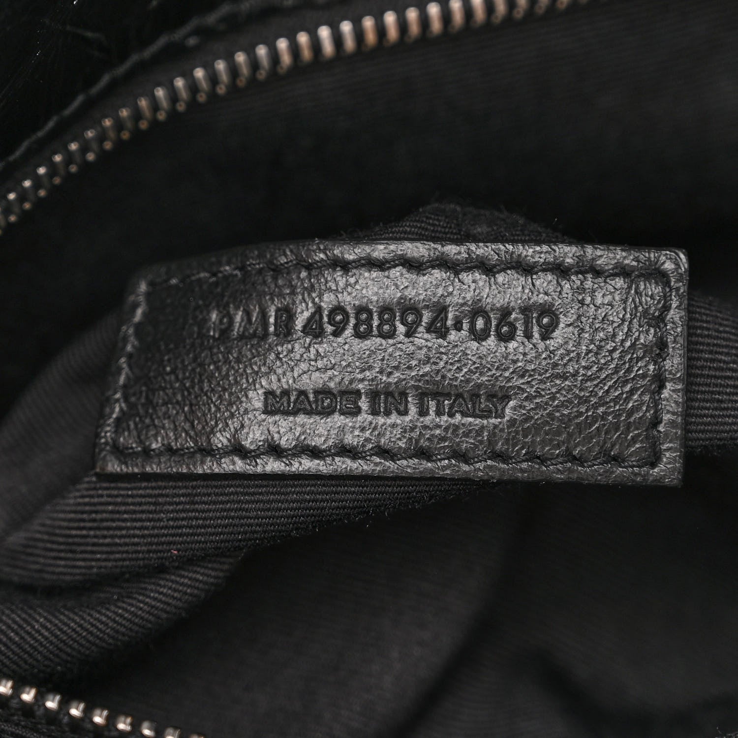 Saint Laurent Crinkled Calfskin Matelasse Monogram Medium Niki Chain Satchel Black 7 of 11