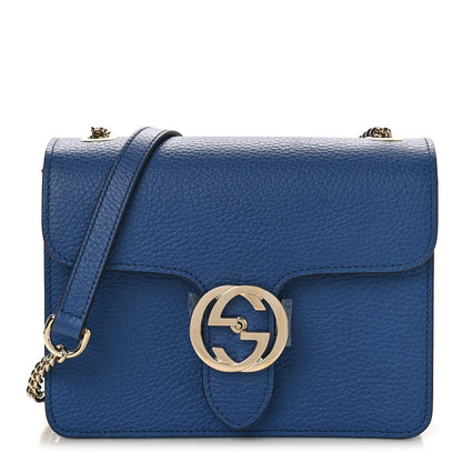 Gucci Dollar Calfskin Small Interlocking G Shoulder Bag Caspian 1 of 9