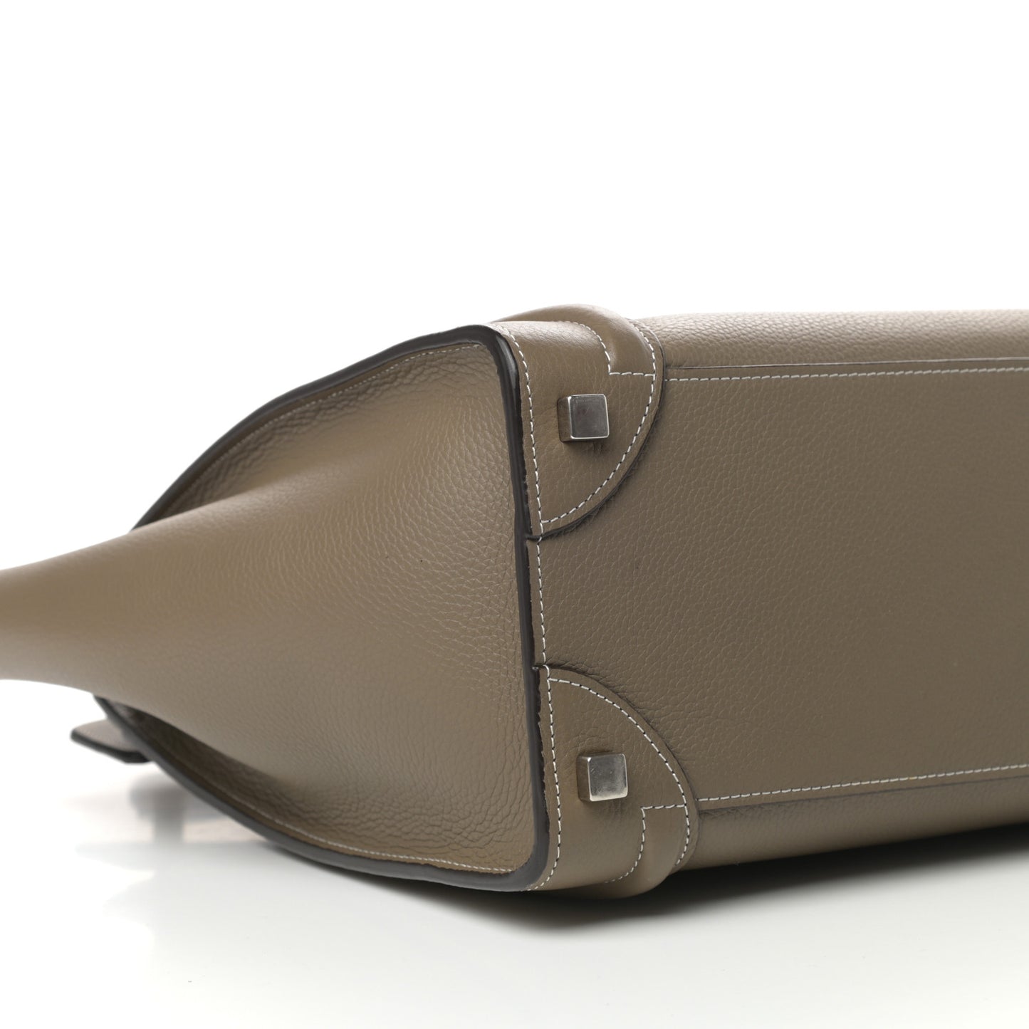 Drummed Calfskin Micro Luggage Souris