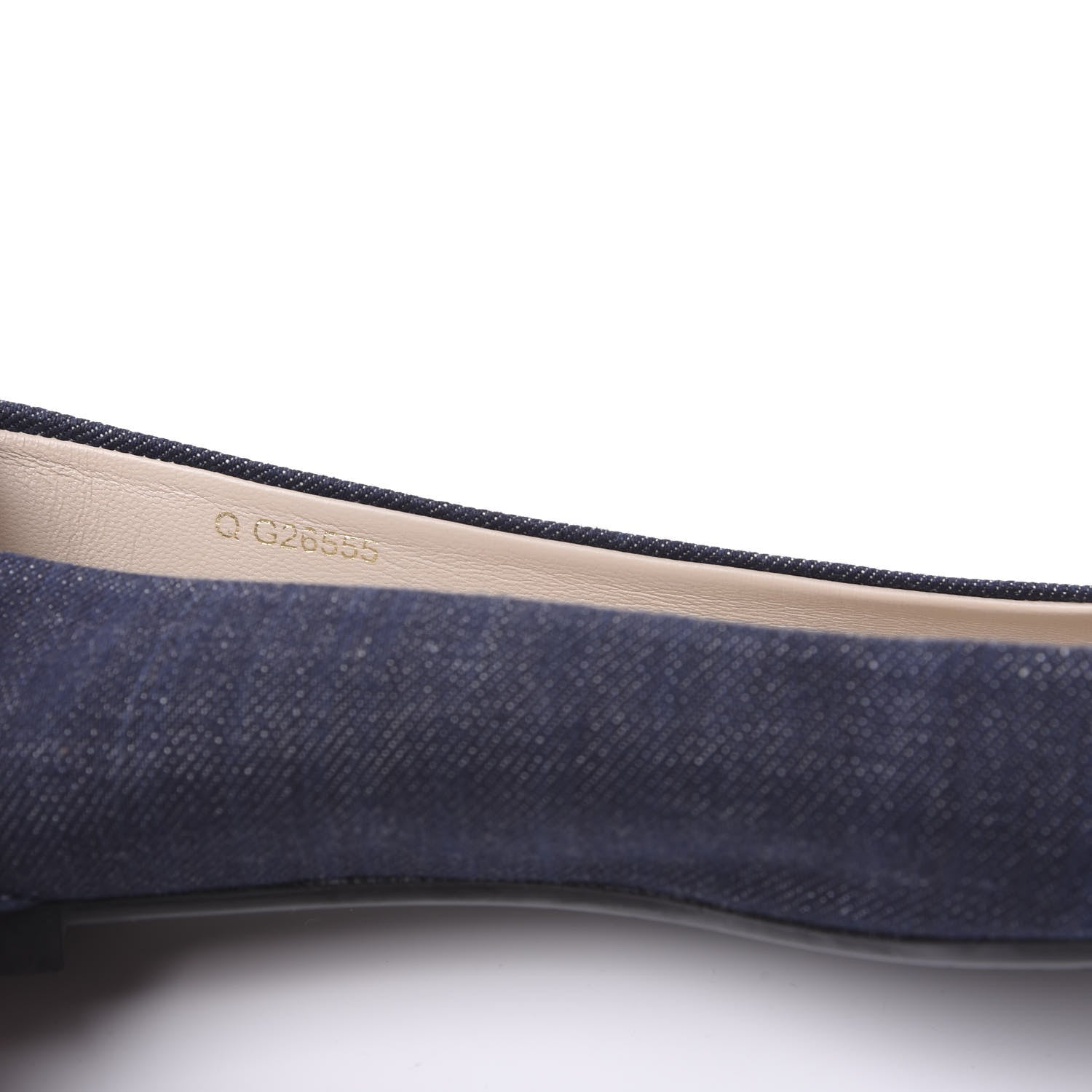 Chanel Denim CC Cap Toe Ballerina Flats 39.5 Blue 8 of 8
