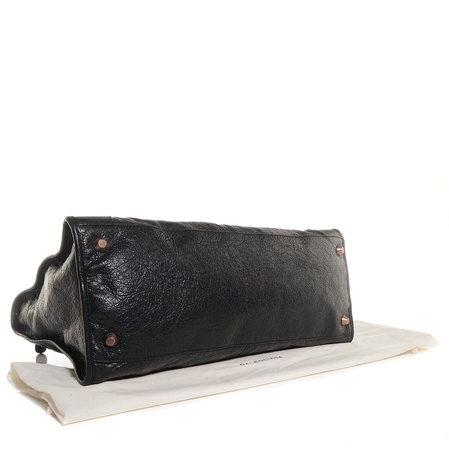 Agneau Giant 12 Rose Gold Hardware Work Black