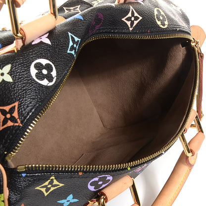Louis Vuitton Monogram Multicolor Speedy 30 Black 5 of 7