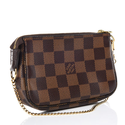 Louis Vuitton Damier Ebene Mini Pochette Accessories 3 of 13