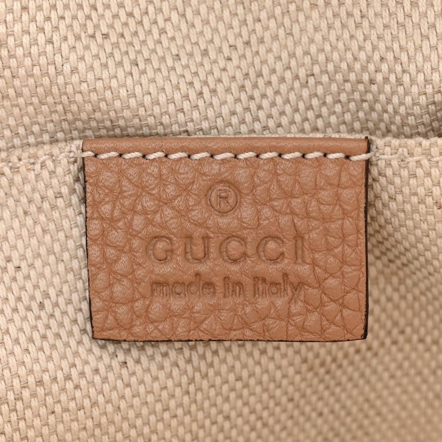 Pebbled Calfskin Small Soho Disco Bag Camelia