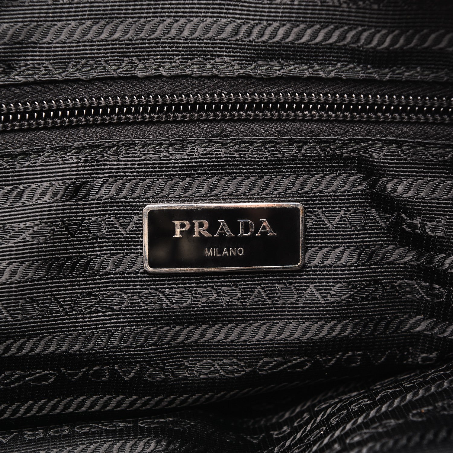 Prada Nylon Vela Messenger Bag Black 6 of 8
