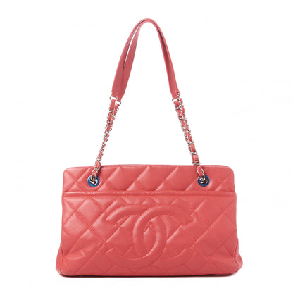 Chanel Caviar Quilted Timeless CC Soft Tote Pink 1 of 10