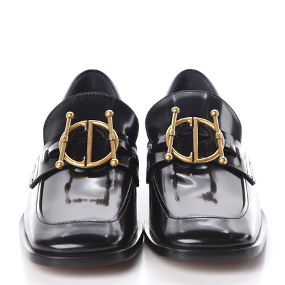 Christian Dior Shiny Calfskin Diordirection Loafers 36 Black 2 of 7