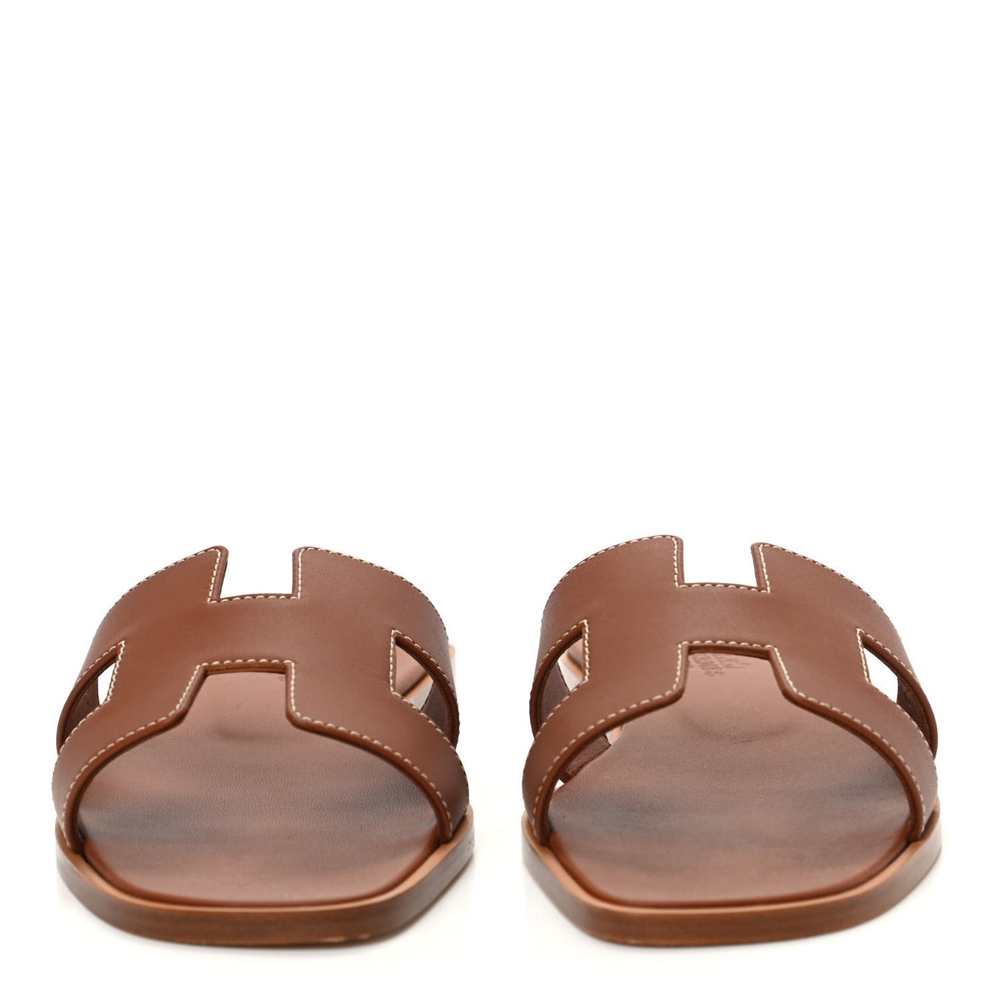 Box Calfskin Oran Sandals 37 Gold
