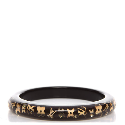 Louis Vuitton Resin Swarovski Medium Inclusion Bracelet PM Marron 1 of 3