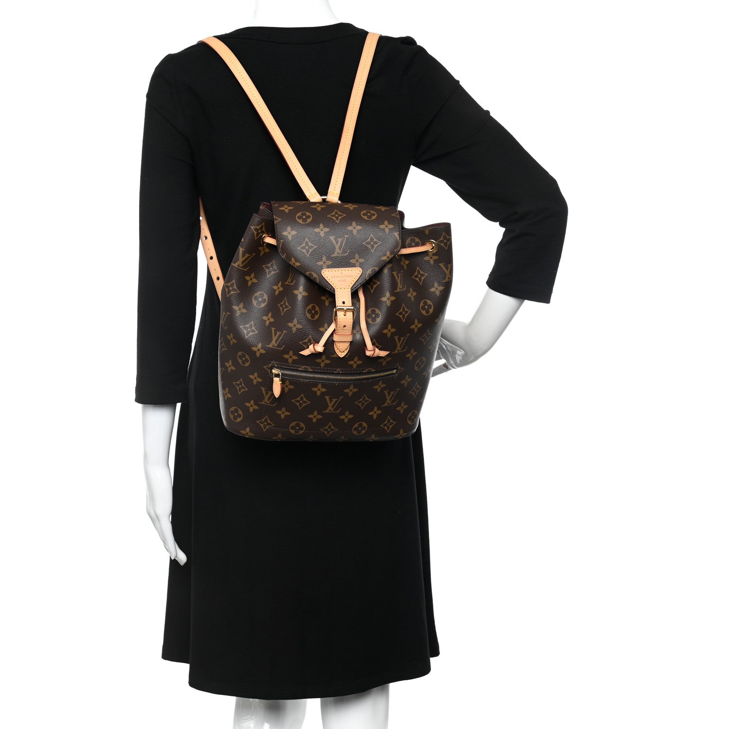 Louis Vuitton Monogram Montsouris NM Backpack 2 of 10