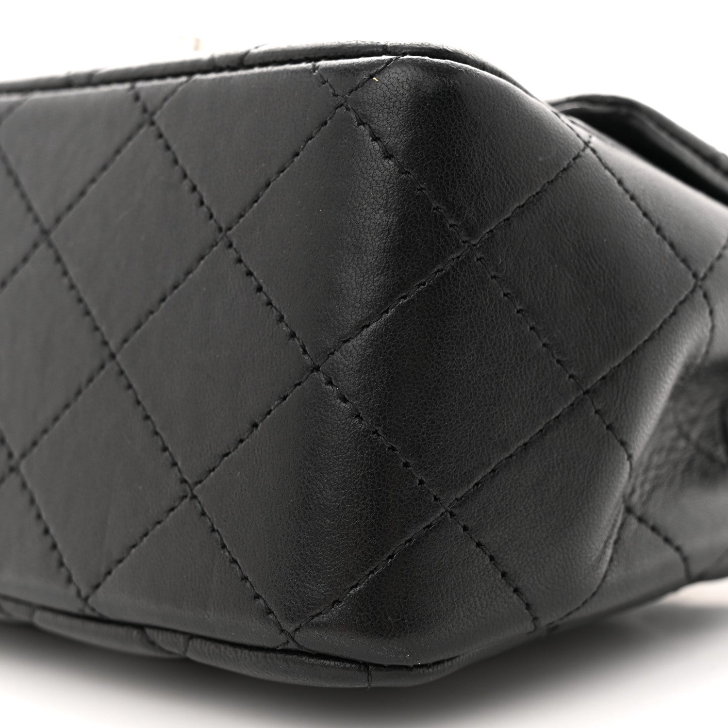 Chanel Lambskin Quilted Mini Square Flap Black 10 of 10