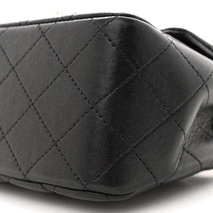 Chanel Lambskin Quilted Mini Square Flap Black 10 of 10
