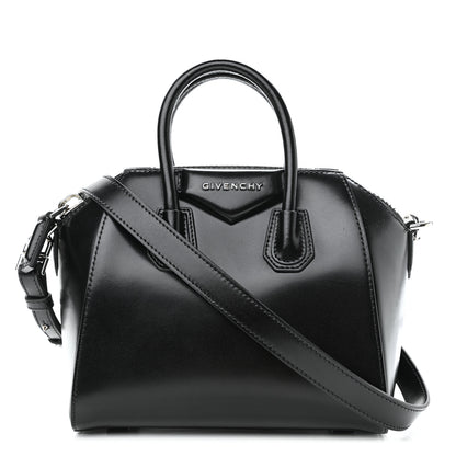 Givenchy Shiny Lord Calfskin Mini Antigona Black 1 of 10