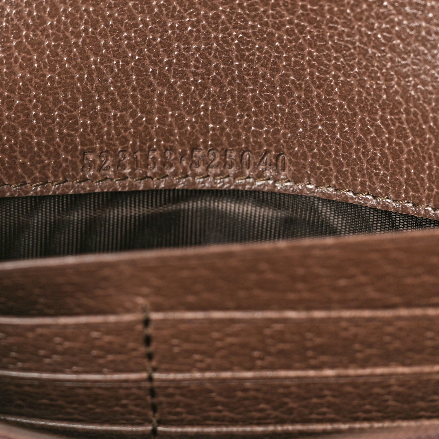 Gucci GG Supreme Monogram Web Ophidia Continental Wallet Brown 7 of 8