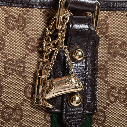 Gucci Monogram Jolicoeur Medium Tote Dark Brown 8 of 8