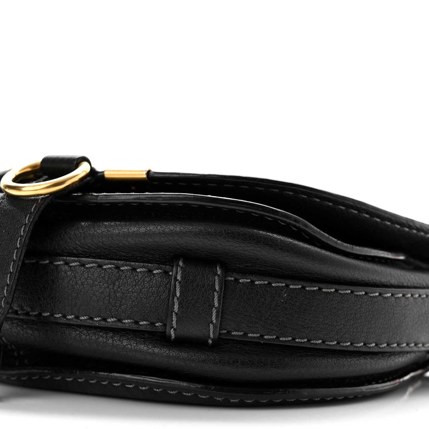 Chloe Calfskin Mini Marcie Round Crossbody Bag Black 10 of 10