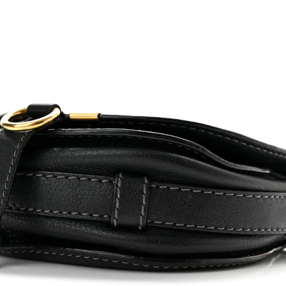Chloe Calfskin Mini Marcie Round Crossbody Bag Black 10 of 10