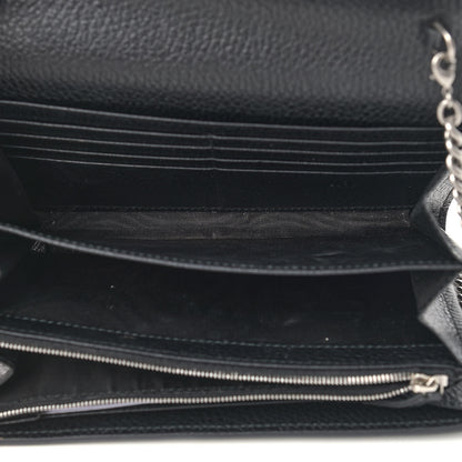 Gucci Calfskin Mini Dionysus Chain Wallet Black 5 of 12