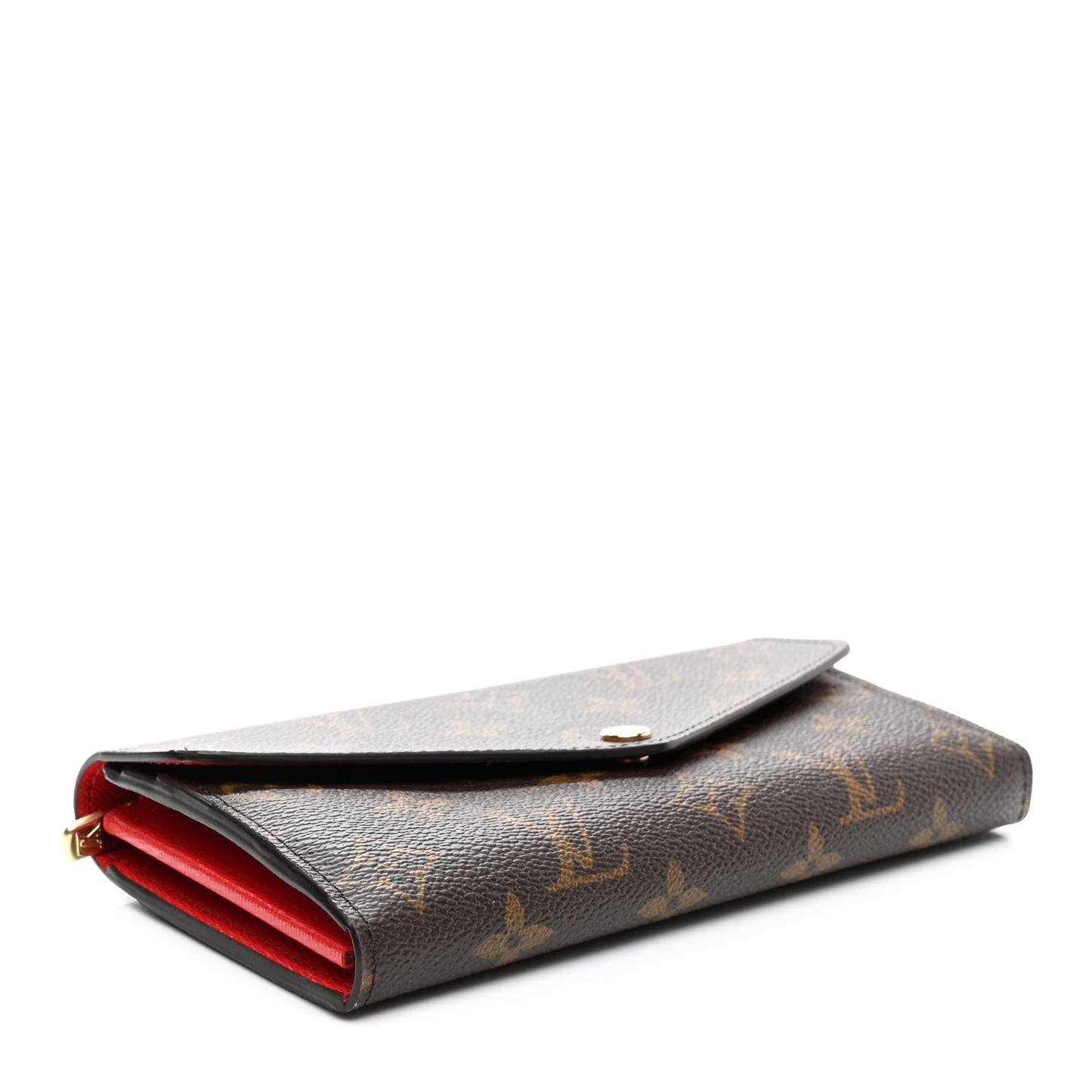 Monogram Sarah Wallet NM Coquelicot