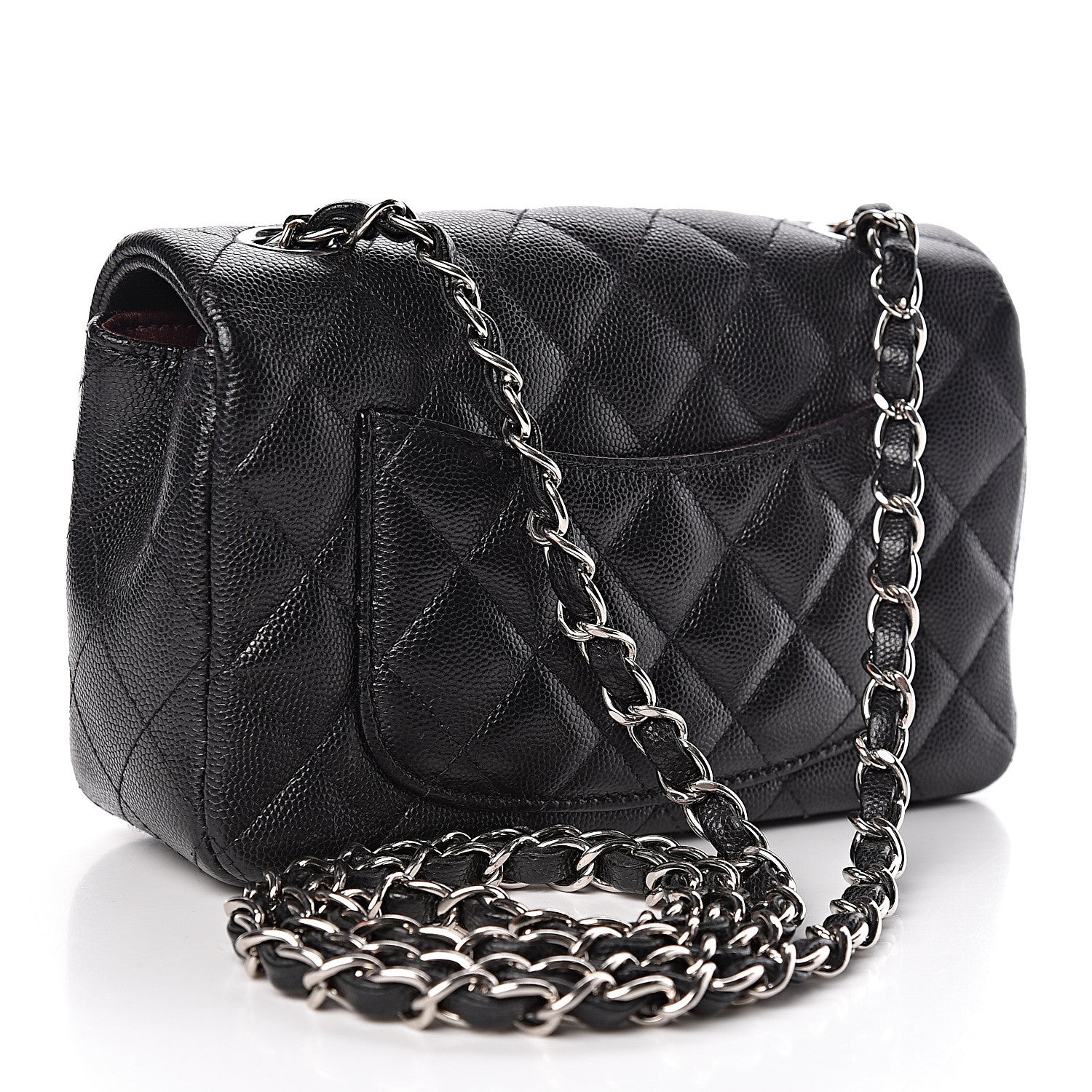 Chanel Caviar Quilted Mini Rectangular Flap Black 3 of 10