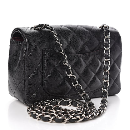 Chanel Caviar Quilted Mini Rectangular Flap Black 3 of 10