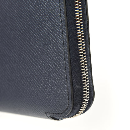 Hermes Epsom Silk'in Compact Wallet Bleu Indigo 8 of 9