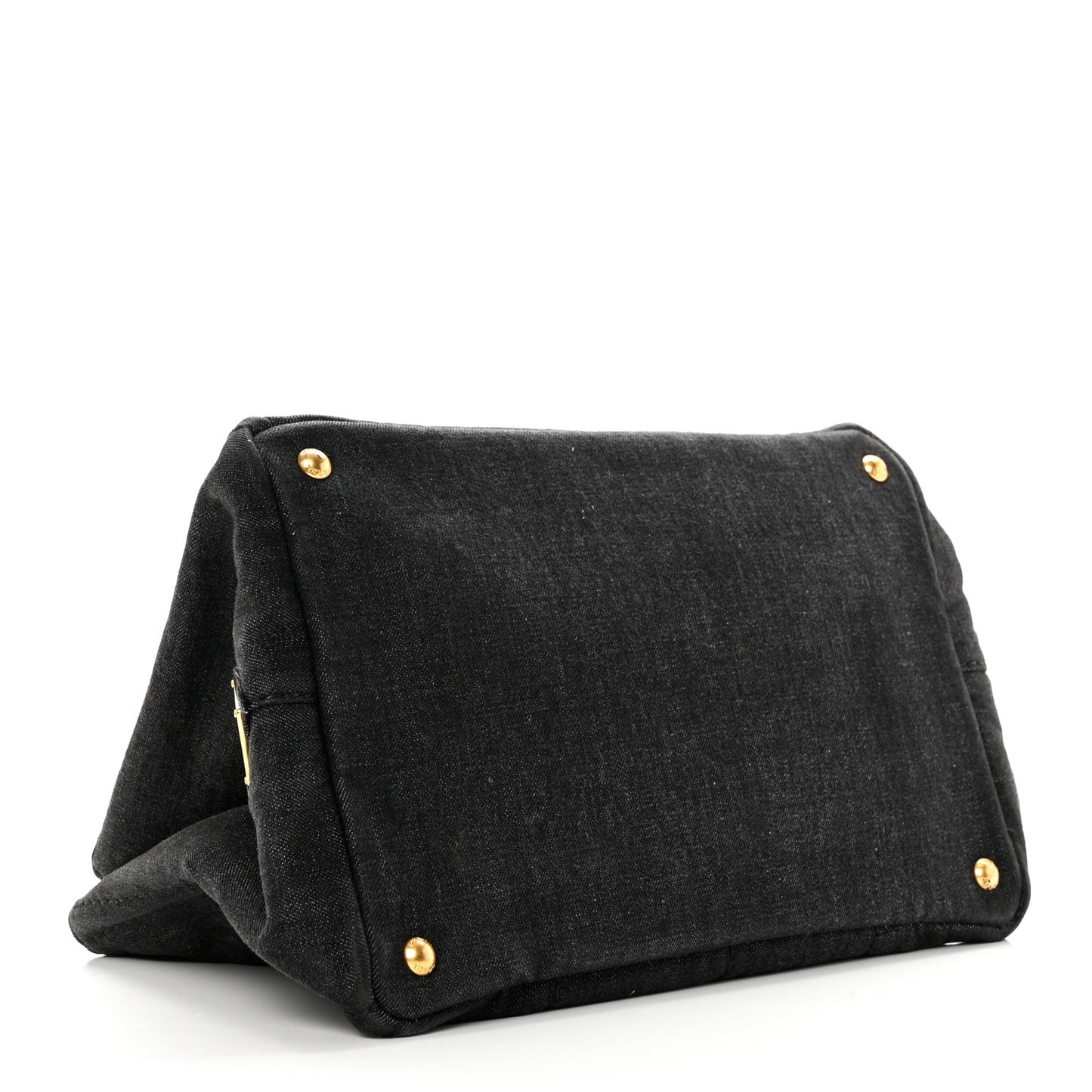 Denim Logo Tote Black
