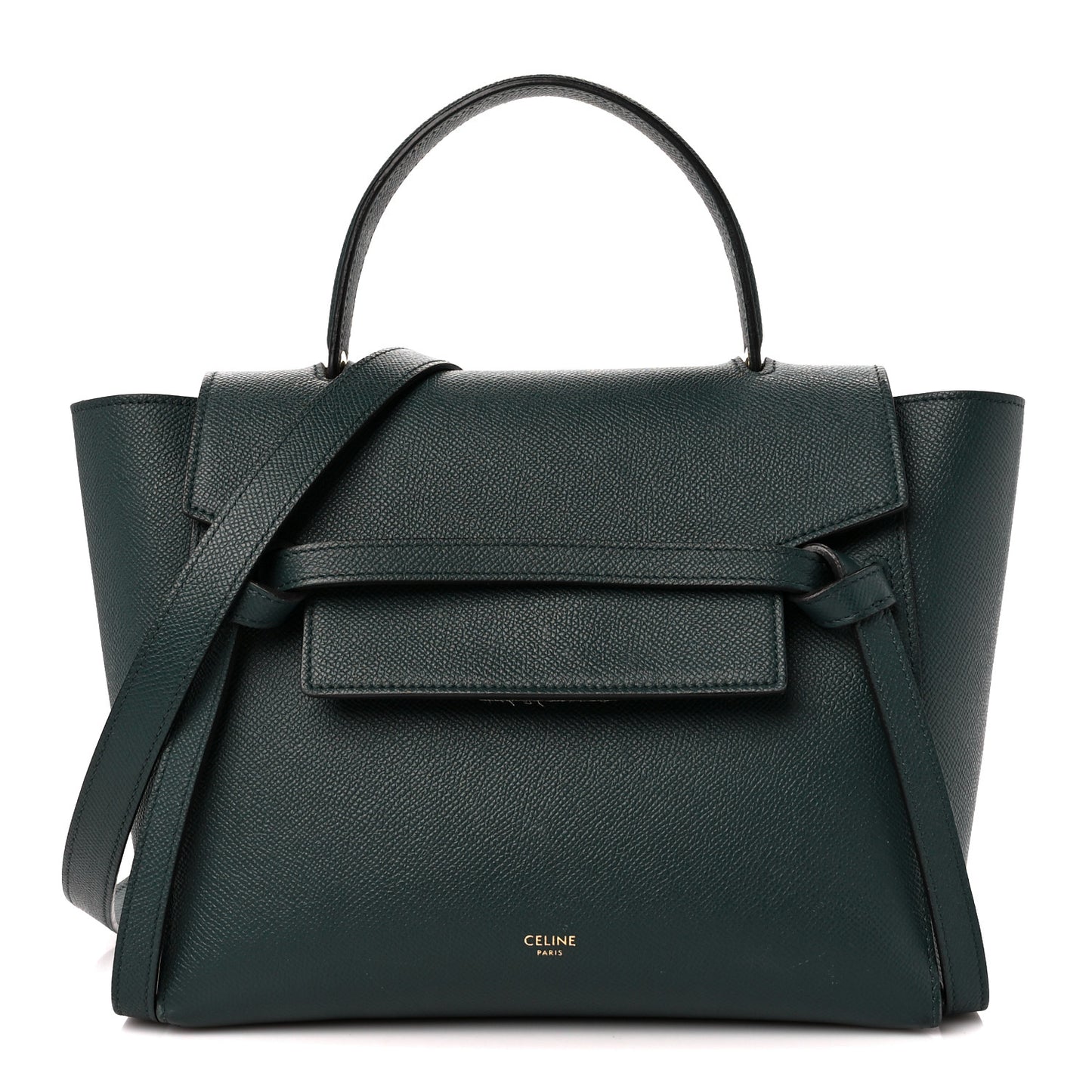 Grained Calfskin Micro Belt Bag Amazone