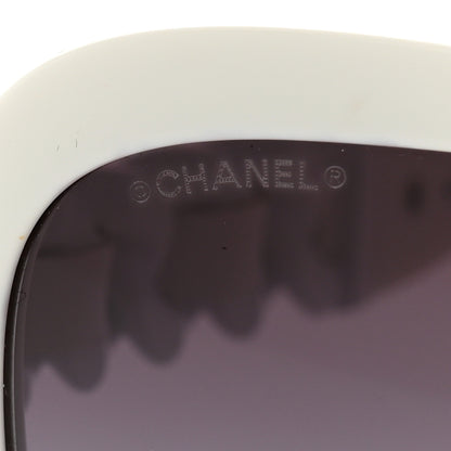 Chanel Acetate Chain Sunglasses 5465-Q White 7 of 8