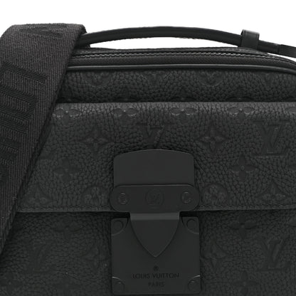 Louis Vuitton Taurillon Monogram S Lock Messenger Black 7 of 9