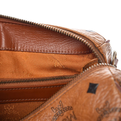 MCM Visetos Essential Boston Bag Cognac 7 of 12
