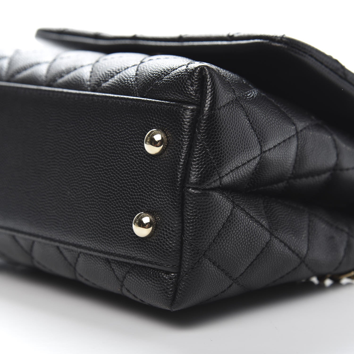 Chanel Caviar Quilted Mini Coco Handle Flap Black 9 of 11